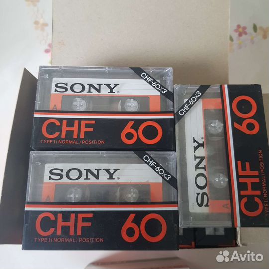Аудиокассеты новые sony