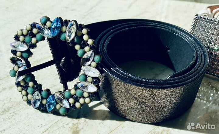 Ремни женские кожа PatriziaPepe новый и б/у белый