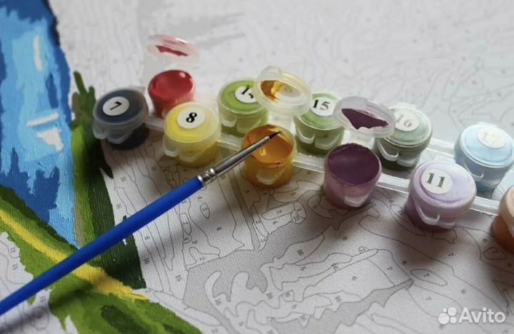 Роспись картин по номерам