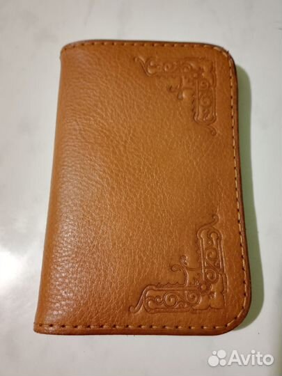 Обложка для документов нат.кожа