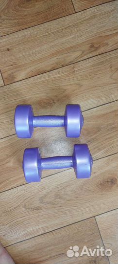 Гантели виниловые 2штуки