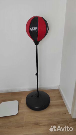 Боксерская груша напольная и перчатки