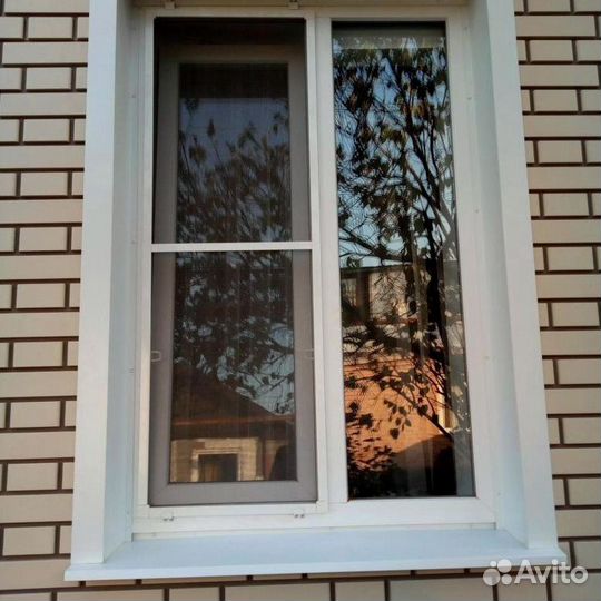 Пластиковые французские окна rehau