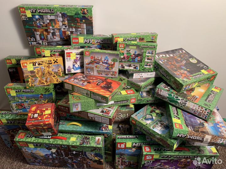 37 наборов Майнкрафт (аналог лего) на выбор