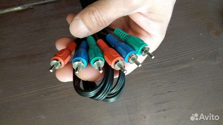 Кабель 3xRCA вилка - 3xRCA вилка