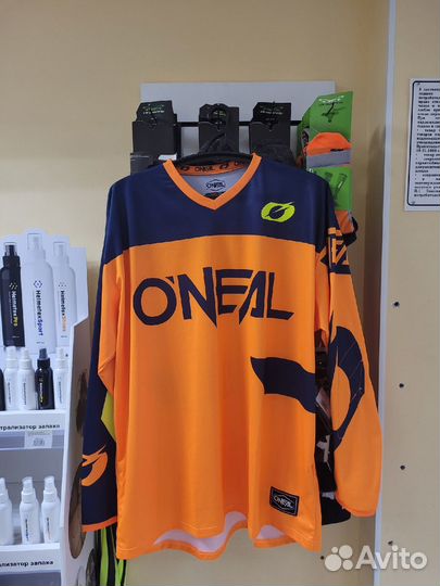 Джерси O'neal Element Racewear 21,Сине-Оранжевый