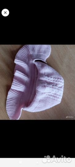 Шапка для новорожденного зима