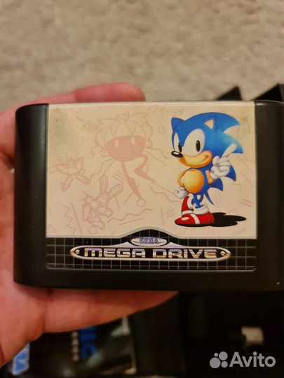 Картридж Sega Mega Drive Sonic The Hedgehog