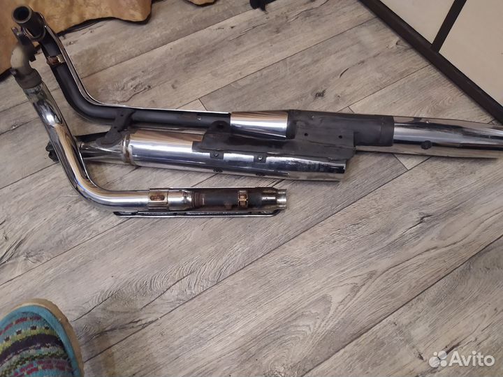 Yamaha dragstar 250 глушатель