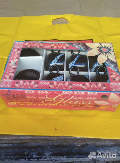 Чайный сервиз новый на 6 персон