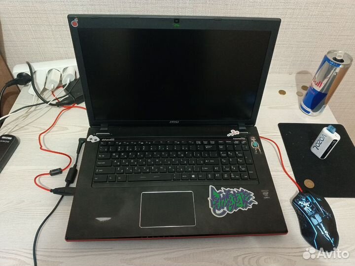 Игровой ноутбук msi 17.3 ge70
