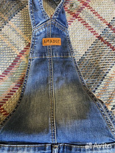 Комбинезон джинсовый 48 размер