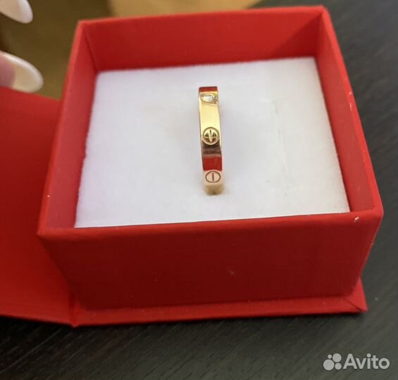 Золотое кольцо женское 20.5 размера
