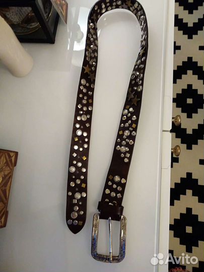 Ремень кожаный. Винтаж