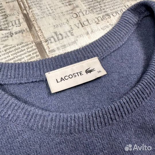 Женский свитер с коротким рукавом Lacoste, оригина