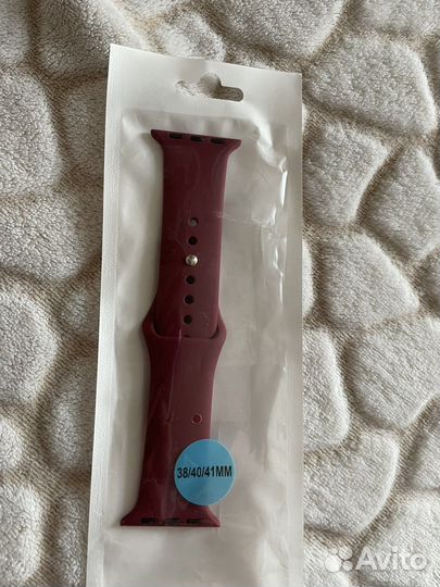 Ремешки силиконовые apple watch