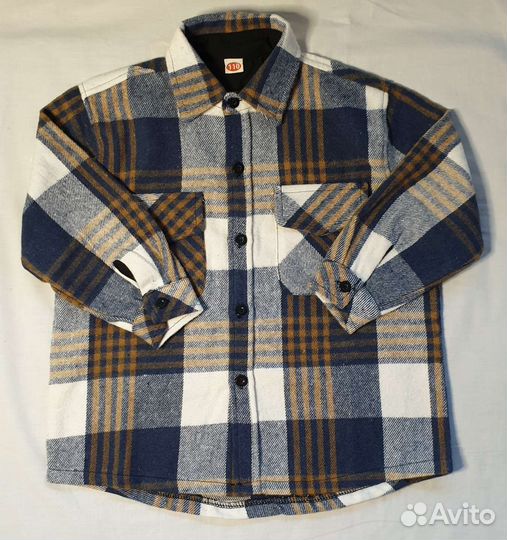 Клетчатые рубашки детские