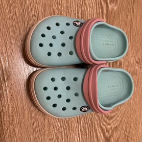 Сабо crocs c 10 для девочки