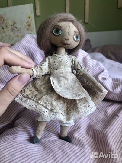 Кукла чердачная тыковка под старину ручная работа