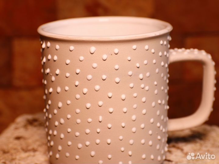 Керамическая кружка. Пупырки