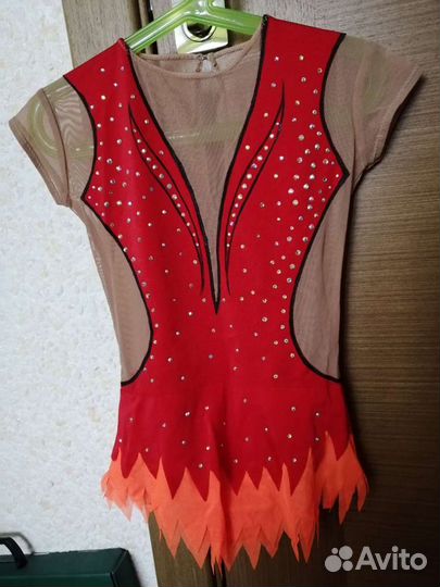 Купальник для художественной гимнастики р. 122 +12