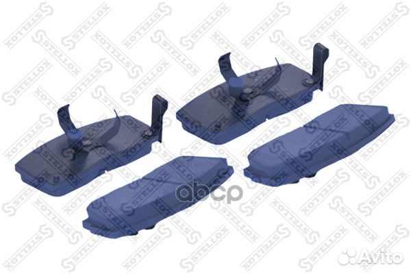 265 002-SX 254 02FDB718 колодки дисковые п D