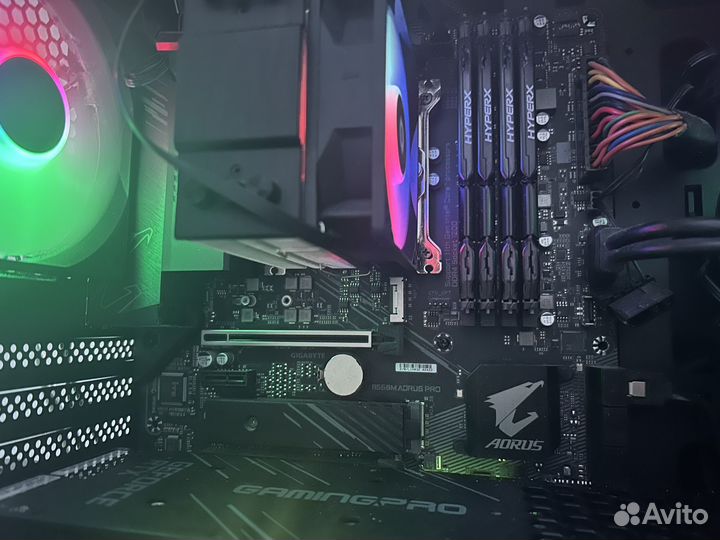 Комплект i5-10400f, b560m aorus pro,hyperx 16g