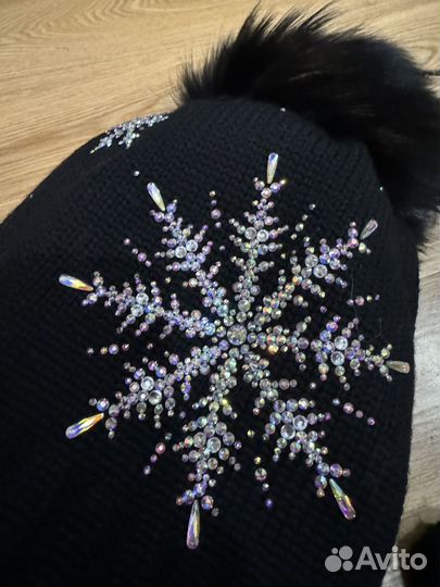 Комплект шапка, варежки