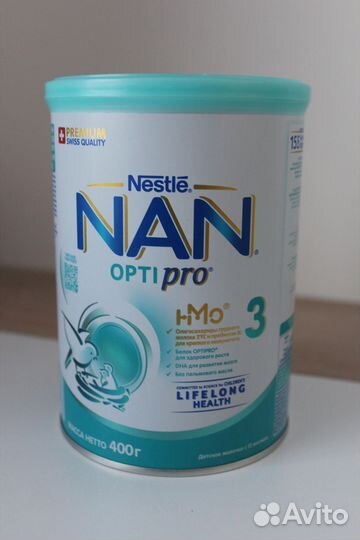 Детская смесь nan opti pro 3