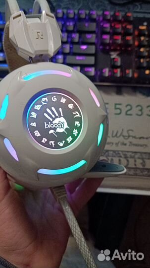 Игровые наушники bloody