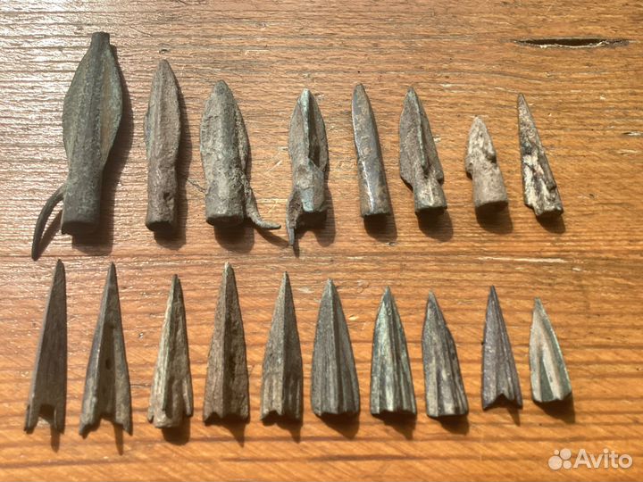 Наконечники ранние скифы 18 шт