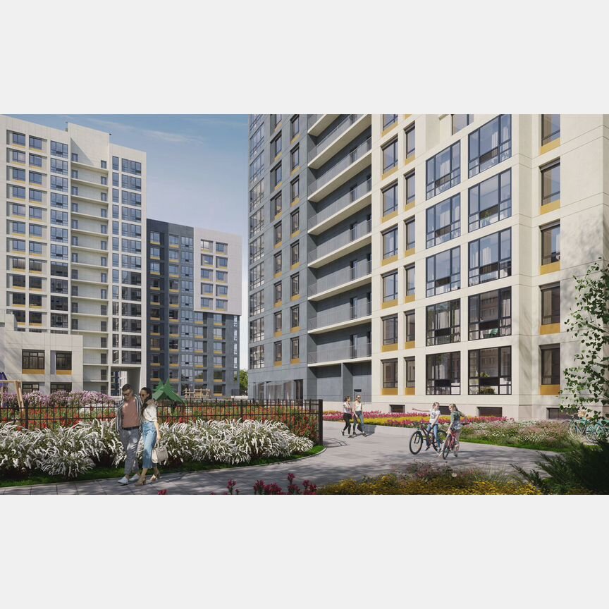 3-к. квартира, 83,4 м², 8/16 эт.