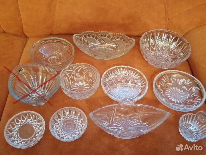 Хрусталь времён СССР коллекция