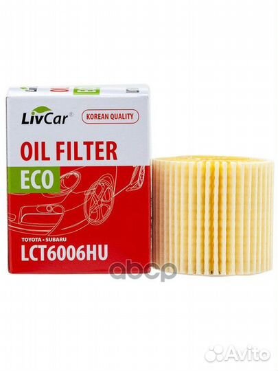 Фильтр масляный Toyota/LivCar/ LCT6006HU LivCar