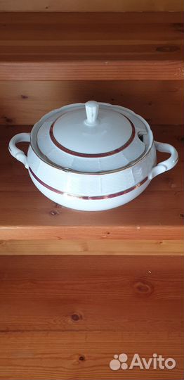 Фарфоровая супница СССР