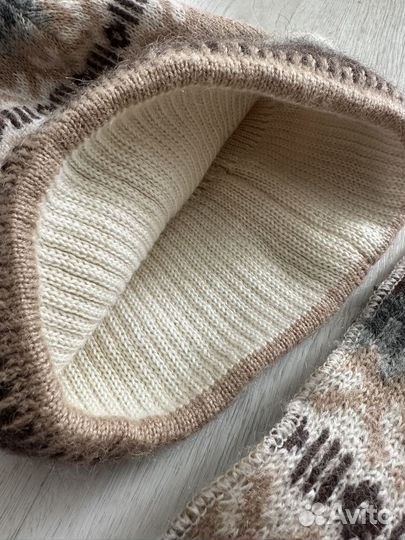 Комплект шапка и снуд женский