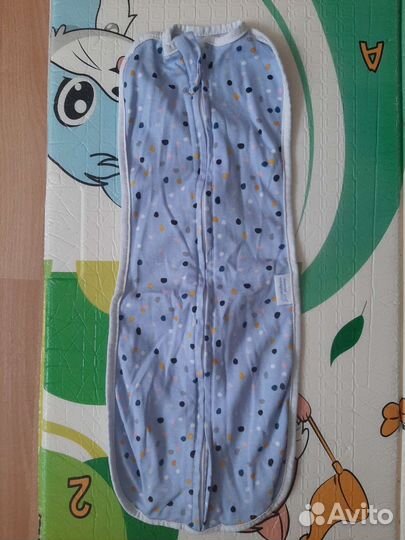 Пеленка кокон на молнии,длинной 52 см