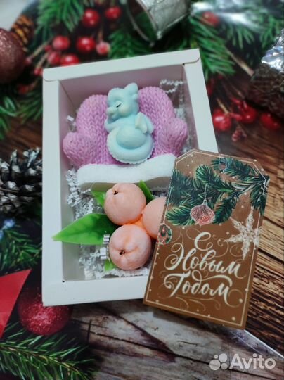 Новогодний набор из мыла