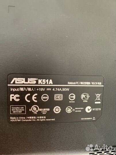 Ноутбук asus
