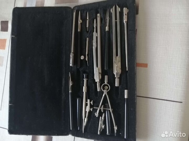 Готовальня СССР набор для черчения У14-П