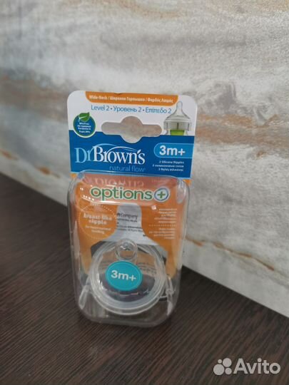 Соска бутылочная dr. browns