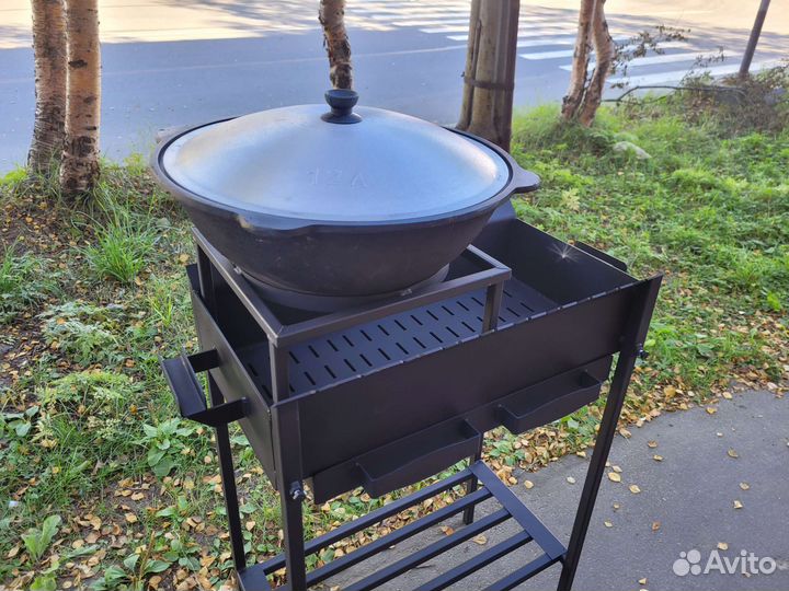 Казан чугунный 12 литров