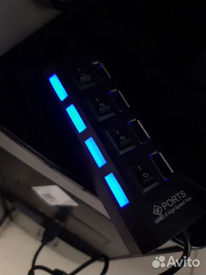 Разветвитель USB 2.0 HUB 4port HB200004BK