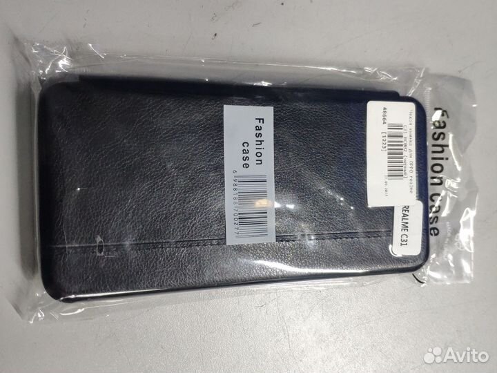 Чехол книжка для oppo realme C31 черный