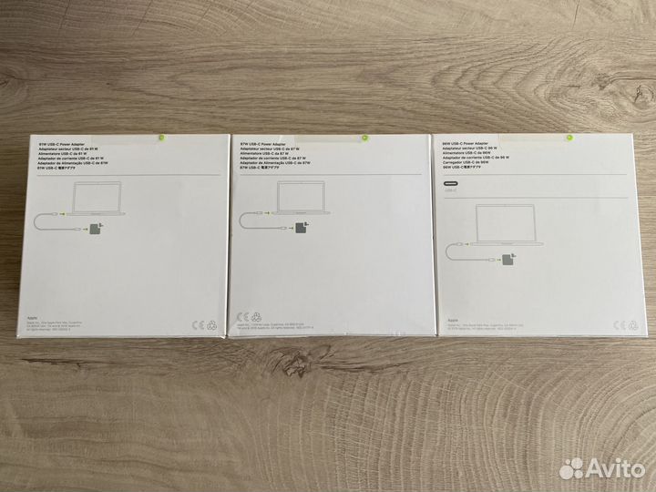 Зарядное устройство Apple USB-C 30/61/67/96W