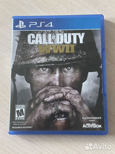 Диски на ps4 call of duty ww2