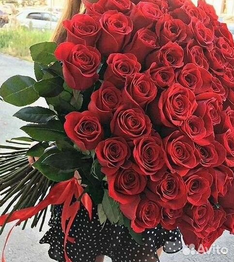 Высокие розы 150 160 170 180 190см доставка Москва