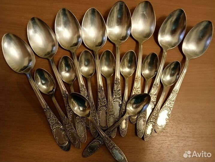 Мельхиоровые ложки, нержавейка, новые, СССР
