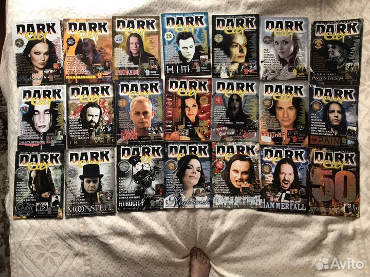 Журналы Dark City, Rolling Stone, Classic rock, др