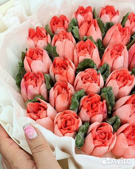 Съедобный букет, букет из зефира, сладкий букет